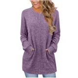 Solid Color O Neck T Shirt GYZY-6680