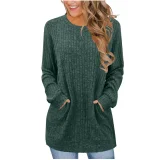 Solid Color O Neck T Shirt GYZY-6680