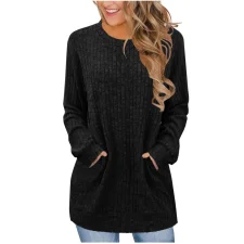 Solid Color O Neck T Shirt GYZY-6680