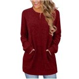 Solid Color O Neck T Shirt GYZY-6680