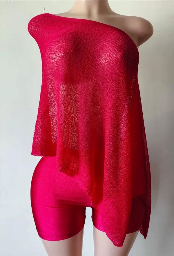 Pre Order: About 7 work days shipping Solid Color Sweater Suit YUEM-300878