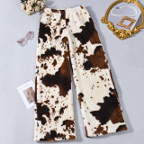 Loose Printed Fleece Pants GFRT-60370PBZ