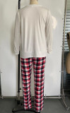 Christmas Reindeer Print Matching Family Pajama Set GSGS-0526#