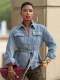 Long Sleeve Tie Up Denim Coats GYLN-2117