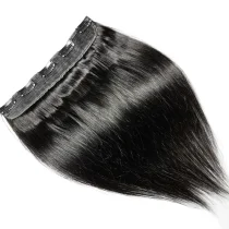 Human Hair Straight Multi-Color Seamless Hair Extensions JKLS-27279