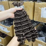 Human Hair Bundles Deep Wave Wigs  JFDX-90898