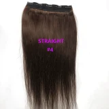 Human Hair Straight Multi-Color Seamless Hair Extensions JKLS-27279