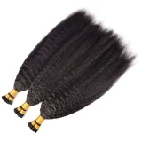 Human Hair Wigs Crystal Tip Hair Extensions JFDX-17622