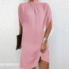 Fashion Round Neck Loose Dress GSZE-ST23086