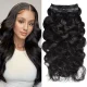 Real Hair PU Clip-On Hair Extensions Wigs JFDX-69145