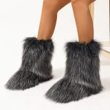 Fashion Warm Furrzy Snow Boots NGZR-0021