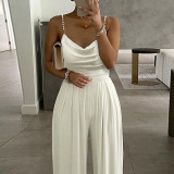 V Neck Backless Jumpsuit GXRF-Y59