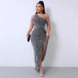Sleeveless Sequin Maxi Dress GXRF-QC085
