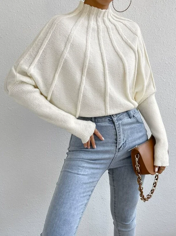 Knits Bat Sleeve Sweater GZYF-1030