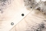 Fur Neck Print Two Piece Skirts Set XEF-K25S84126