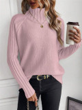 Solid Color Long Sleeve Sweater GZYF-1091
