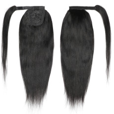 Human Hair Wrapped Ponytail Wig JKLS-46049