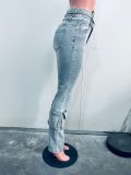 Multi-pocket Slim Jeans SHMF-6200