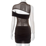 Sexy Hollow Out Mini Dress GSBD-D25DS022