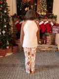 Christmas Print Matching Family Long-Sleeve Pajama Set GSGS-0716