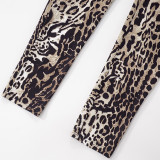 Sexy Leopard Print Backless Skinny Jumpsuit GSBD-D25JP177