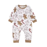 Christmas Print Matching Family Long-Sleeve Pajama Set GSGS-0716