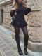 Long Sleeve Solid Color Two Piece Skirts Set ZDF-966-1#