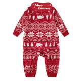 Christmas Print Family Homewear Parent-Child Pajama Set GSGS-0587