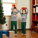 Christmas Letter Print Matching Family Long-Sleeve Pajamas Set GSGS-0755