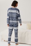 Christmas Print Family Long Sleeve Pajama Set GSGS-0574