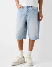 Men's Fashion Loose Denim Fifth Pants XCFF-8922