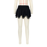 Double-Layer Lace Irregular Mini Skirt ASL-6671