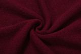 Deep V Neck Solid Color Knits Long Dress DLSF-W25D84208