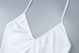 Sexy Backless Bodysuit Tie Up Long Skirt 2 Piece Set BLG-S4817189A
