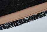 Lace Backless Halterneck Mini Dress GLAG-D5819906F