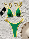 Color Block Bikinis Swimsuit 2 Piece Set CASF-6650