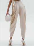 Solid Color Flower Bud Ninth Pant GXHF-M80802-B