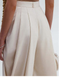 Solid Color Flower Bud Ninth Pant GXHF-M80802-B