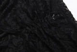 Lace See Through Backless Bodysuit Two Piece Pants Set GZJQ-K25S86050