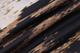 Leopard Print Halterneck Split Maxi Dress GLAG-D5A20356H