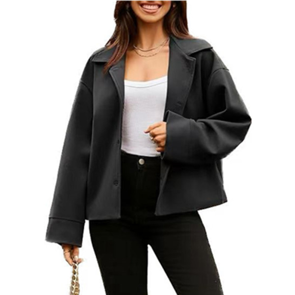 Casual Cropped Blazer GYOU-CX908
