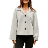Casual Cropped Blazer GYOU-CX908