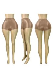 Fashion Solid Color Leather Shorts&Seven-Tenths Pants CH-25065