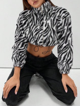 Leopard Print Thickened Plush Coats GYXN-53670