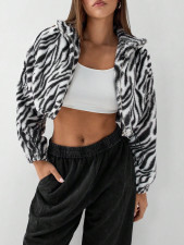 Leopard Print Thickened Plush Coats GYXN-53670