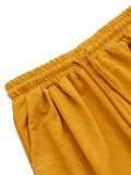 Solid Color Slash Shoulder Long Sleeve Pants Set YH-9021