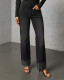 Hot Drill Washed Straight Jeans GYAN-89328