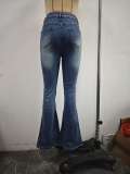 Retro Low Rise Flare Jeans GXJF-240606