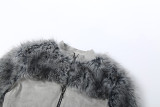 Zipper Long Sleeve Furzzy Patchwork Jackets GSLF-K25C83769