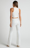 Plus Size Fashion Sequin Flare Pants GYOM-8916